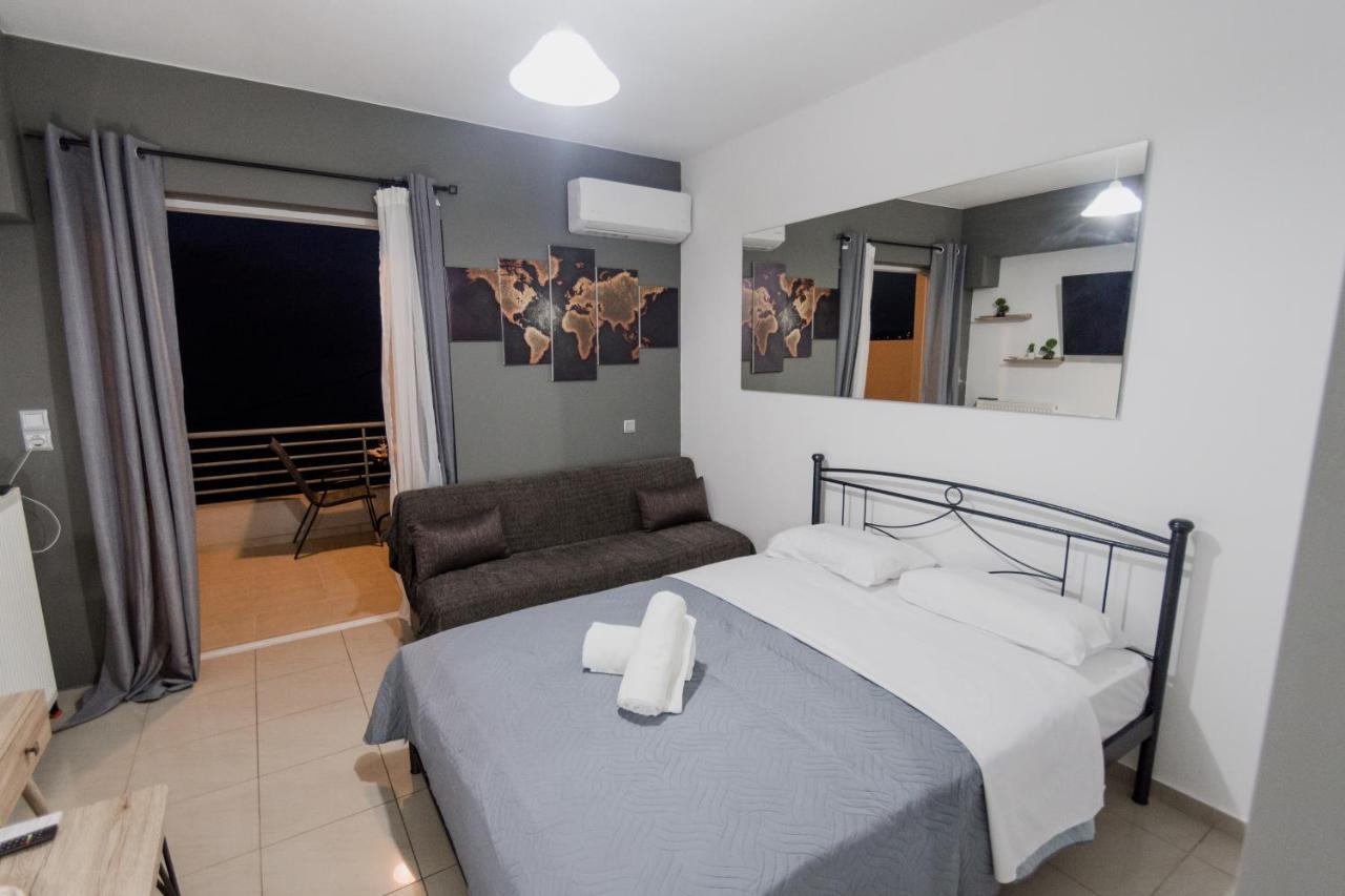 Pavlos Standard Studio With Sea View Rethymno  ภายนอก รูปภาพ