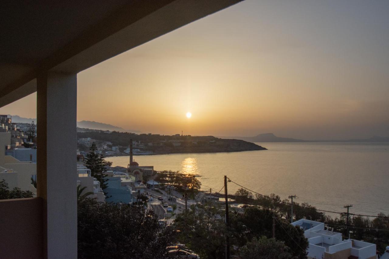 Pavlos Standard Studio With Sea View Rethymno  ภายนอก รูปภาพ