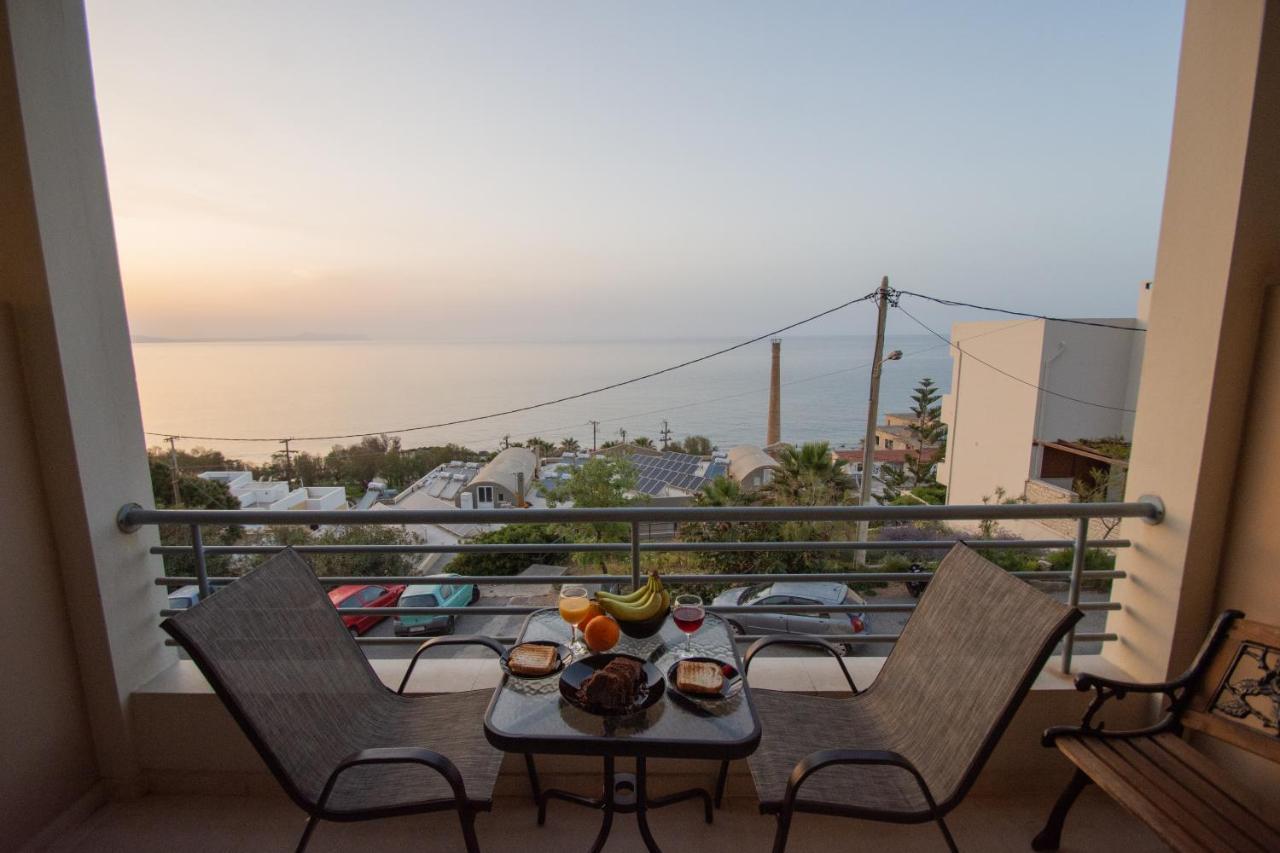 Pavlos Standard Studio With Sea View Rethymno  ภายนอก รูปภาพ