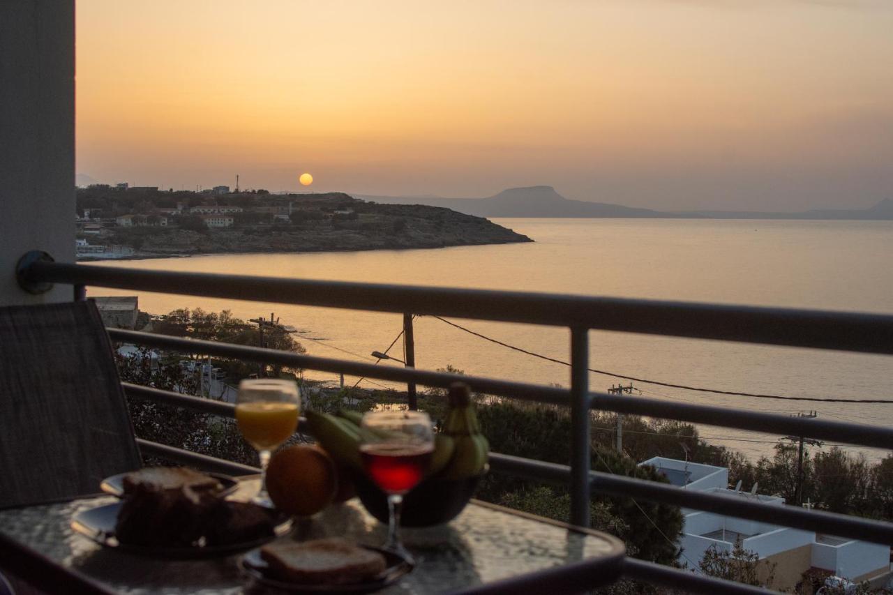 Pavlos Standard Studio With Sea View Rethymno  ภายนอก รูปภาพ